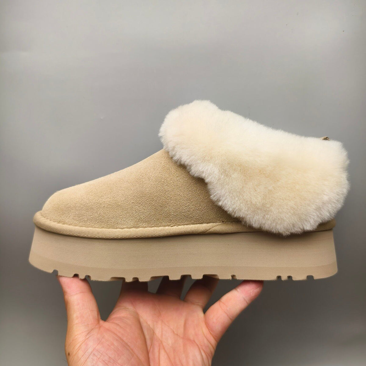 Sand Platform Slip-On Shoes - Style 1393