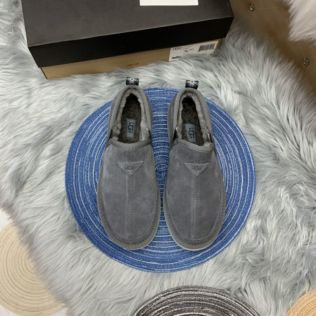 Men's Gray Slip-On Low-Top Casual Shoes - Style 3455