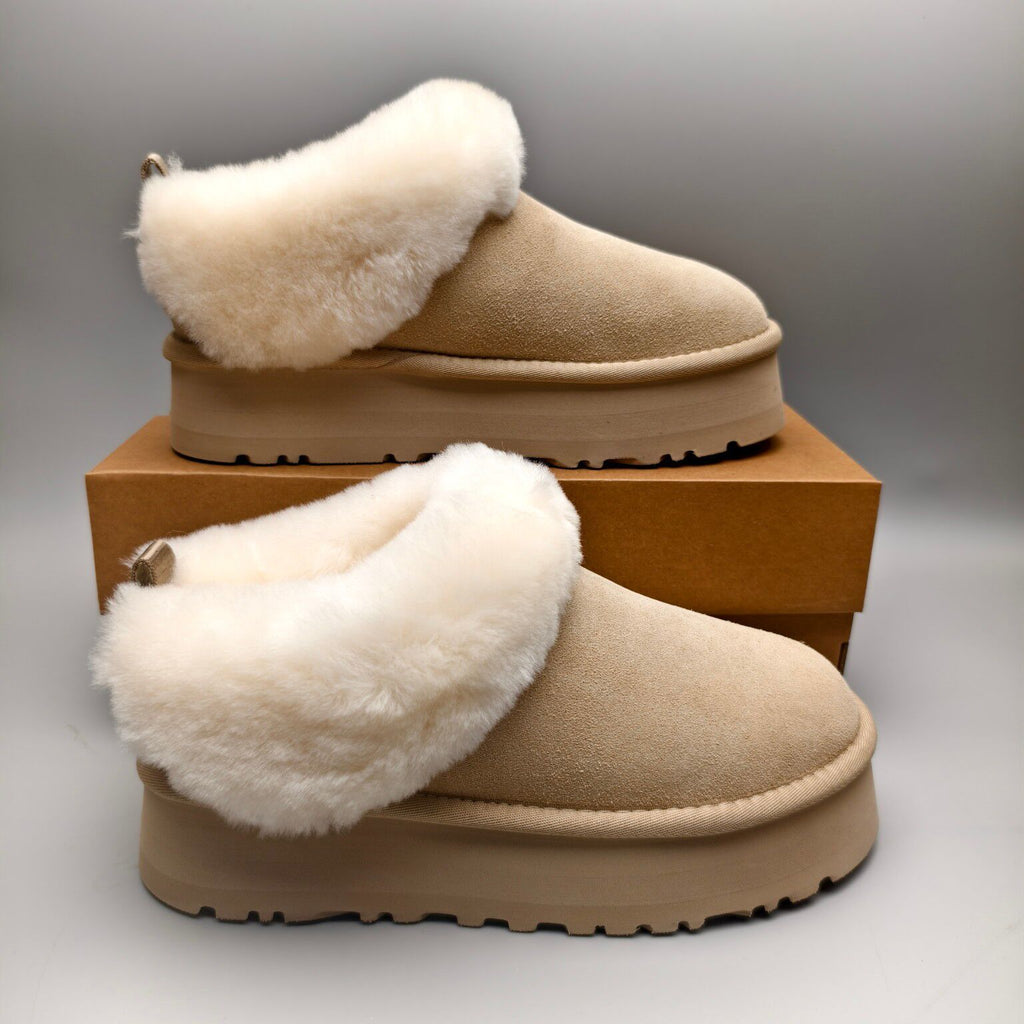 Sand Platform Slip-On Shoes - Style 1393
