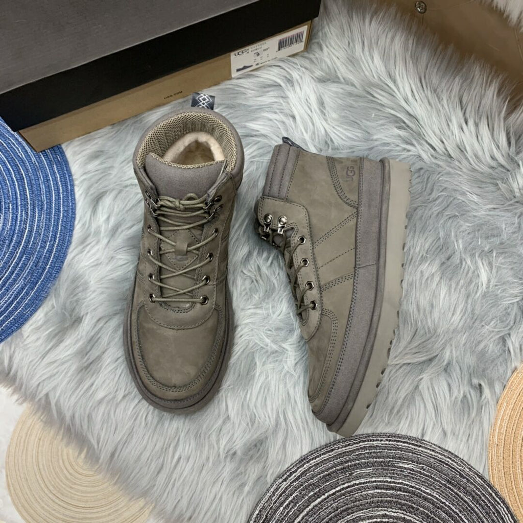 Men's Gray Lace-Up Casual Shoes - Style 2991