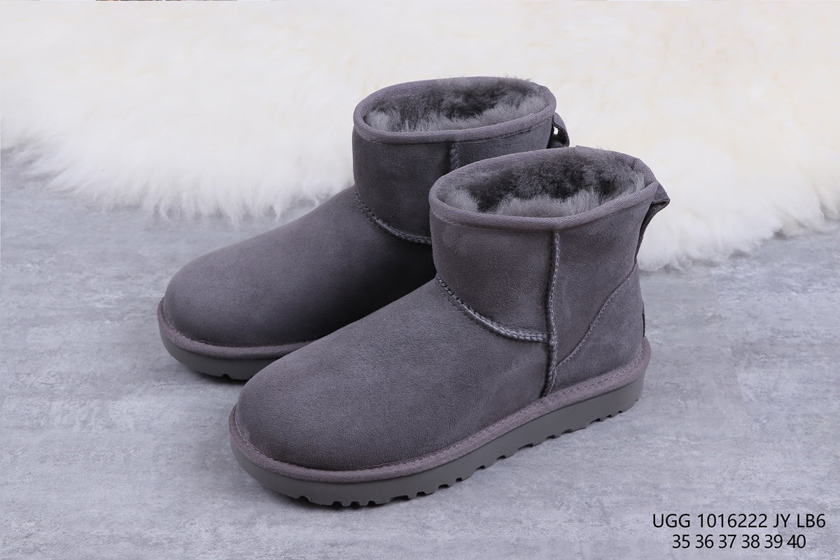 Gray Classic Mini II Short Boots - Style 6222