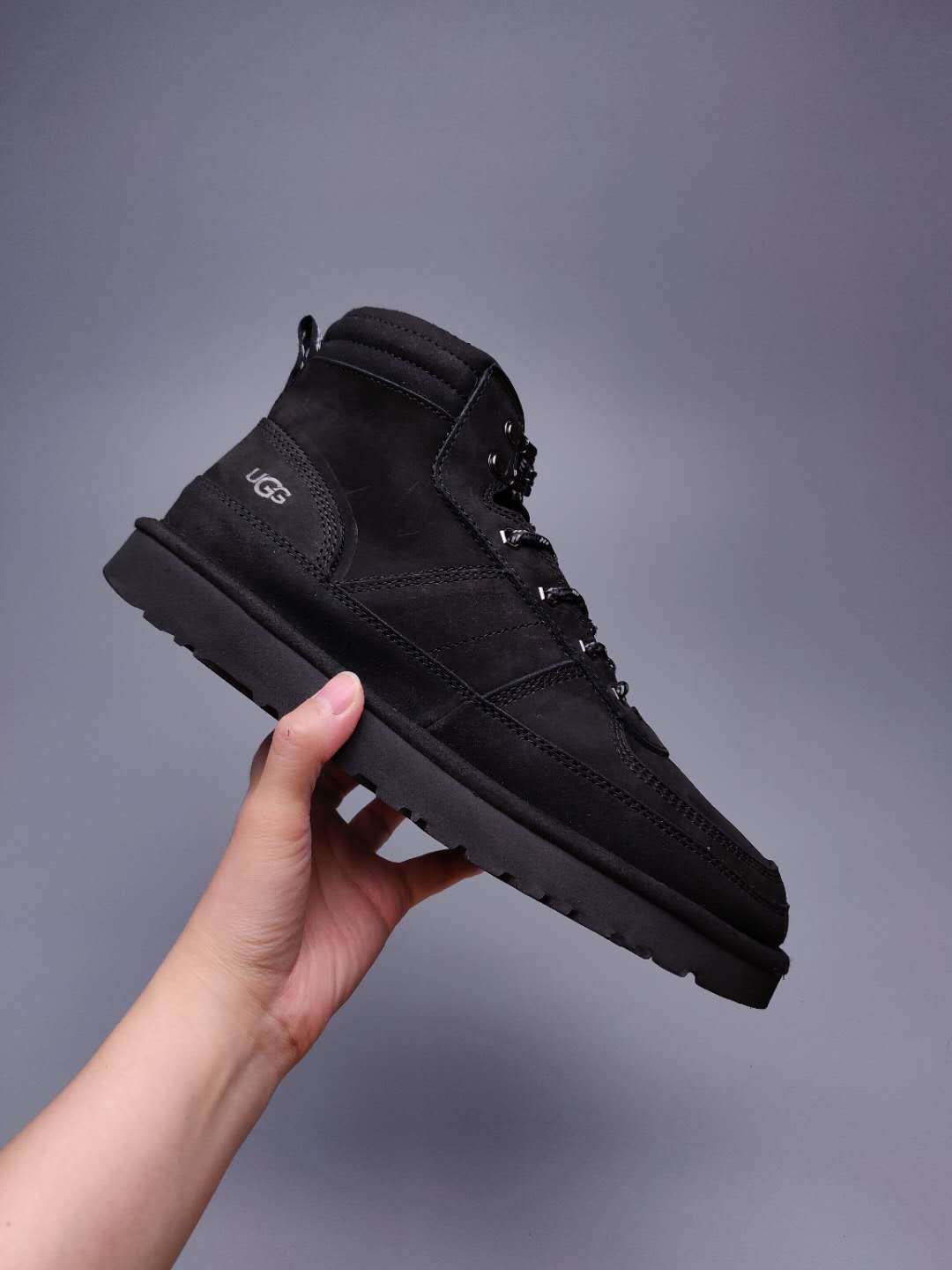 Men's Black Lace-Up Casual Shoes - Style 2991