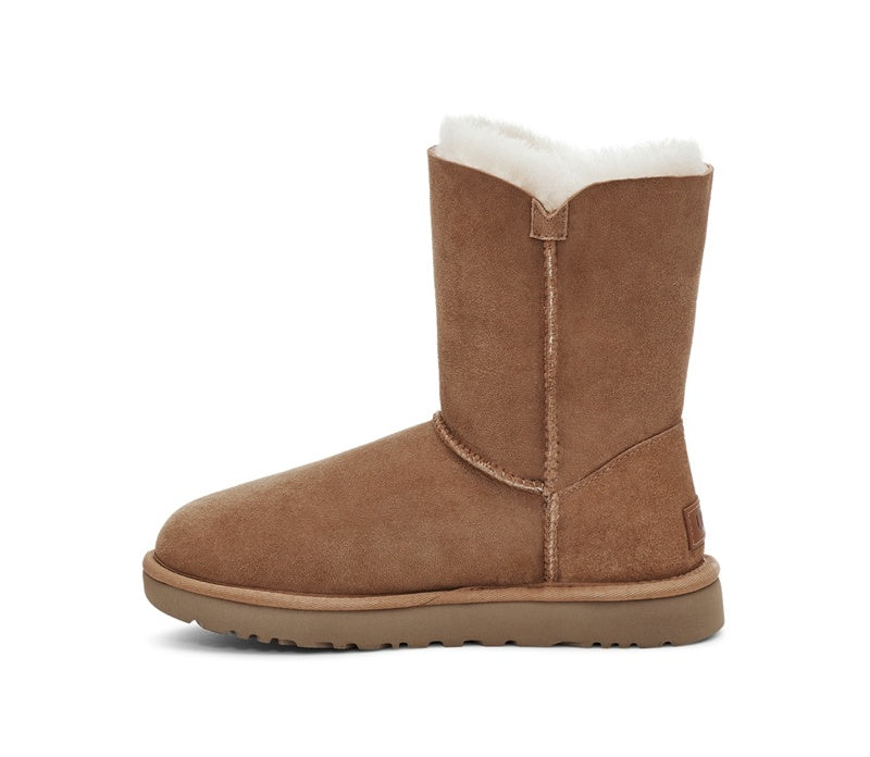 Chestnut Side-Zip Mid-Calf Boots - Style 2480