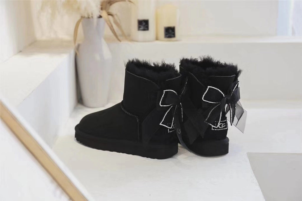 Classic Black Three-Way Snow Boots - Style 6503
