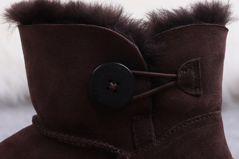 Coffee Brown W Mini Bailey Button II Boots - Style 6422