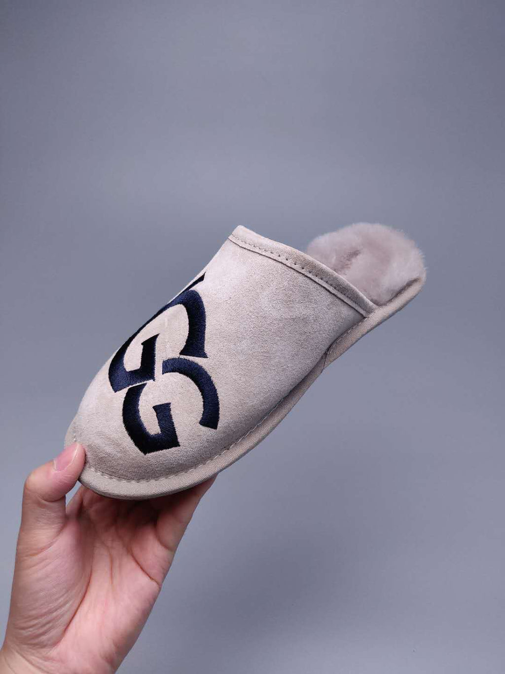 Gray Big G Indoor Slippers - Style 2593