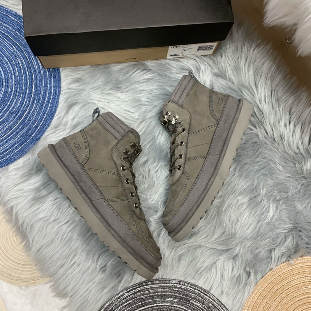 Men's Gray Lace-Up Casual Shoes - Style 2991