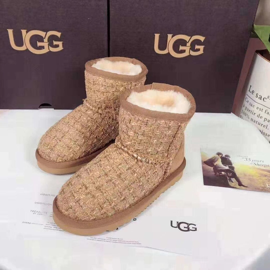 Kids' Chic Chestnut Snow Boots - Style 5854