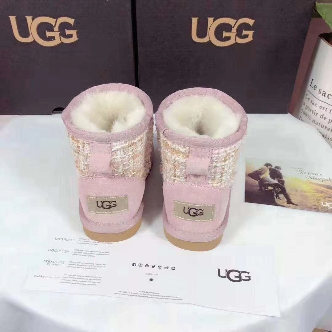 Kids' Chic Pink Snow Boots - Style 5854