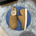 Men's Chestnut Slip-On Low-Top Casual Shoes - Style 3455