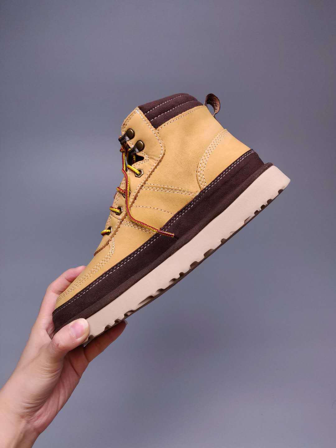 Men's Chestnut Lace-Up Casual Shoes - Style 2991