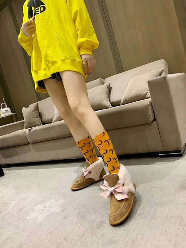Chestnut Daisy, Chain & Ribbon Detail Shoes - Style 7888