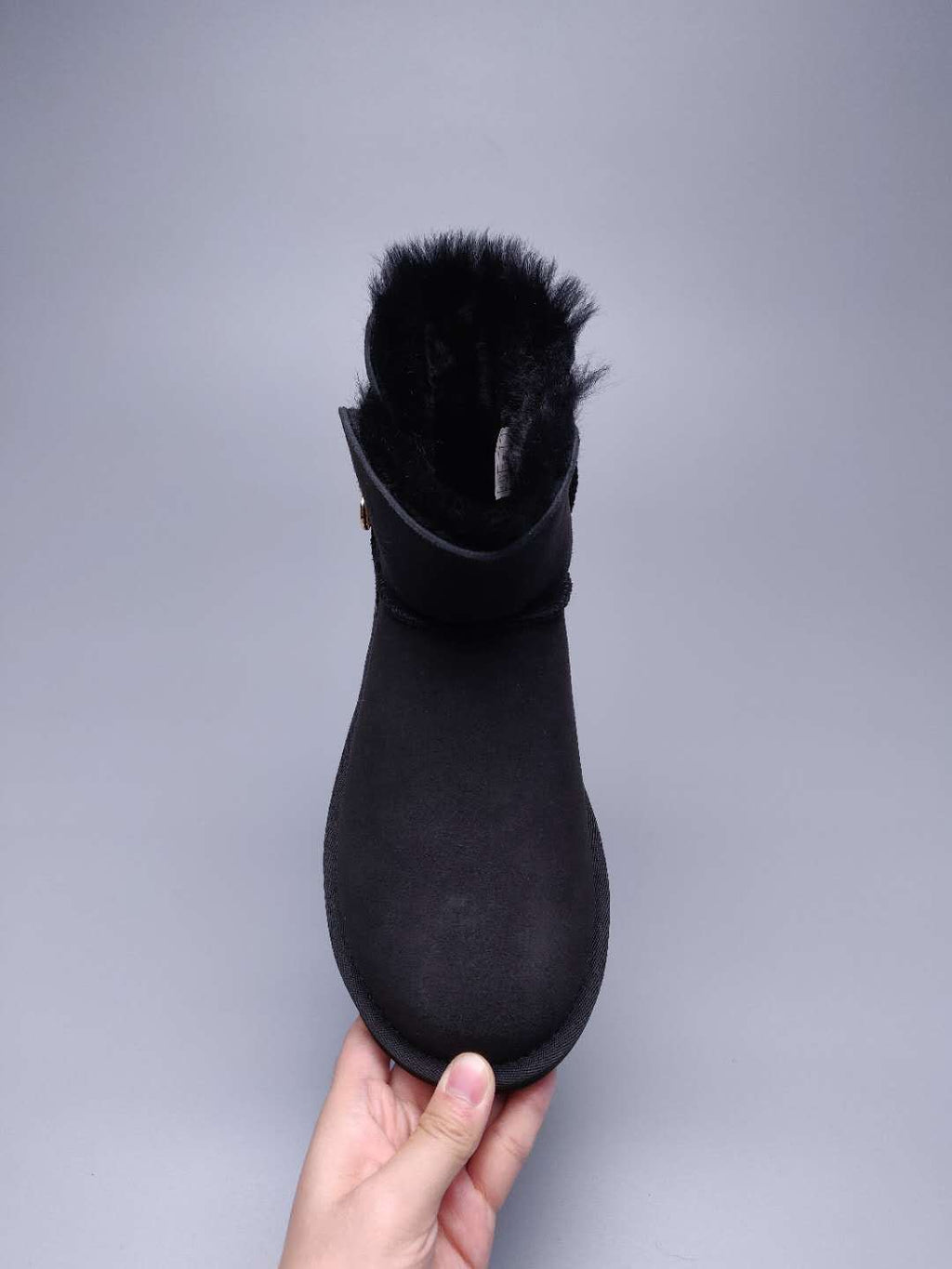 Black Side-Zip Ankle Boots - Style 2481