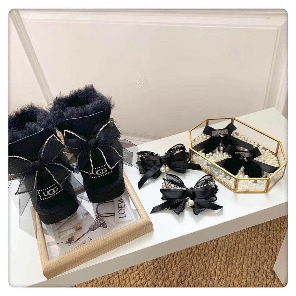 Classic Black Three-Way Snow Boots - Style 6503