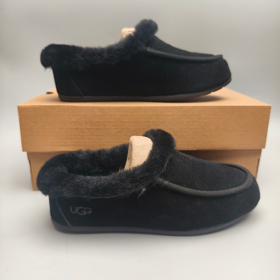 Black Slip-On House Shoes | Style 1391