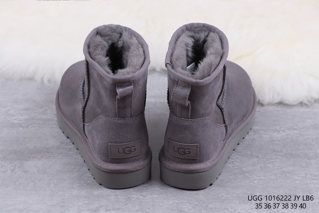 Gray Classic Mini II Short Boots - Style 6222