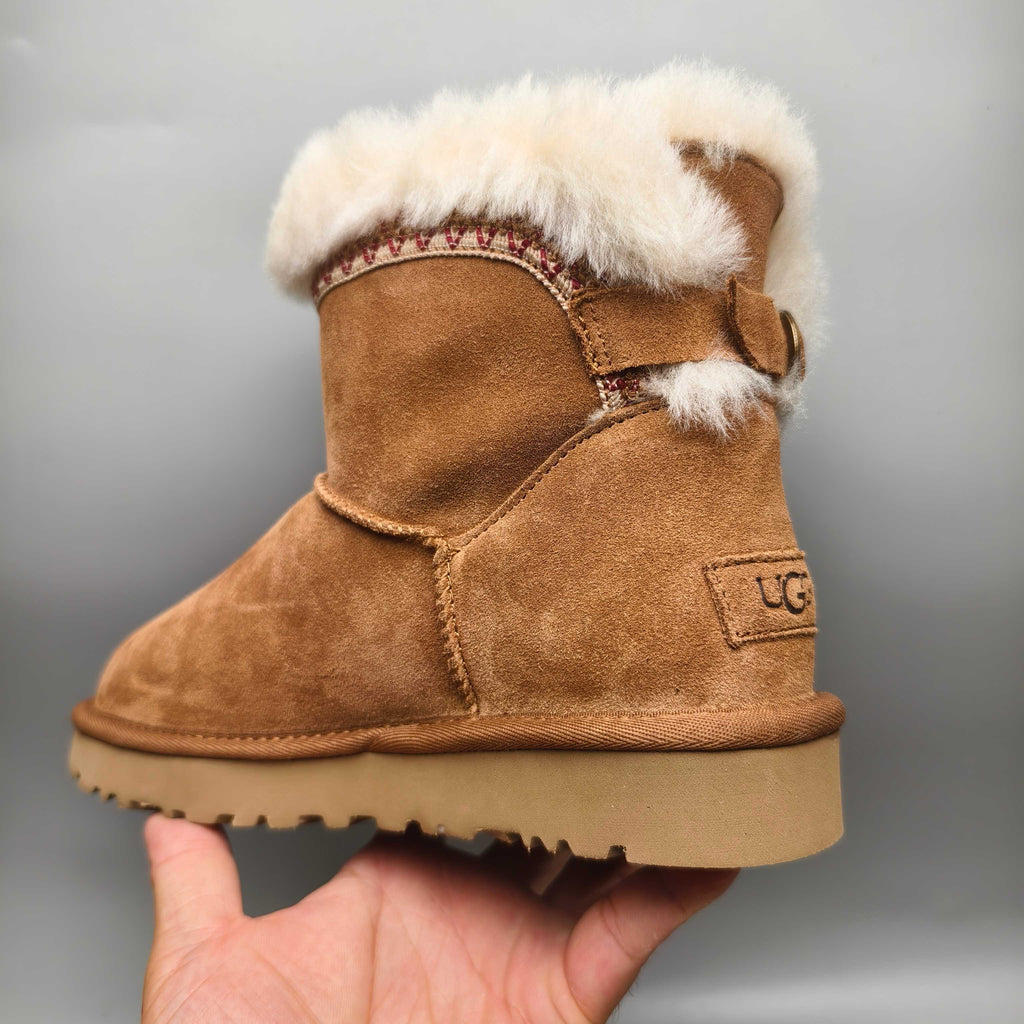 Chestnut Boho Back-Strap Casual Shoes - Style 4517