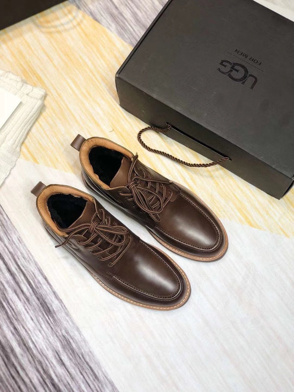 Chocolate Brown Leather Shoes | Upgraded Series