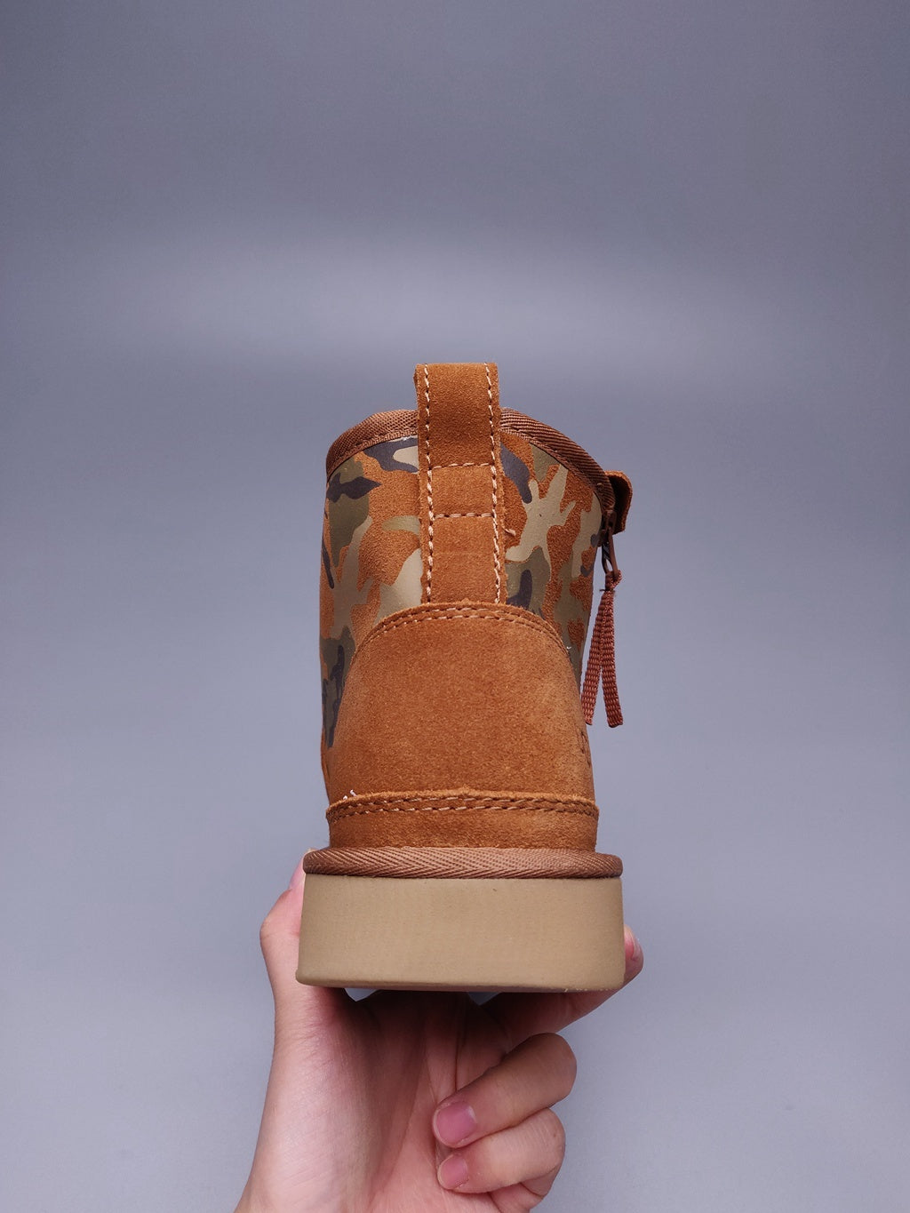 Men's Chestnut Colorblock Camo Casual Shoes - Style 4193