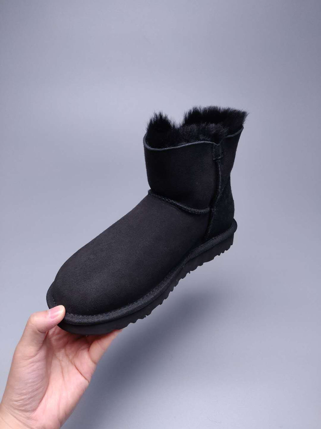 Black Side-Zip Ankle Boots - Style 2481