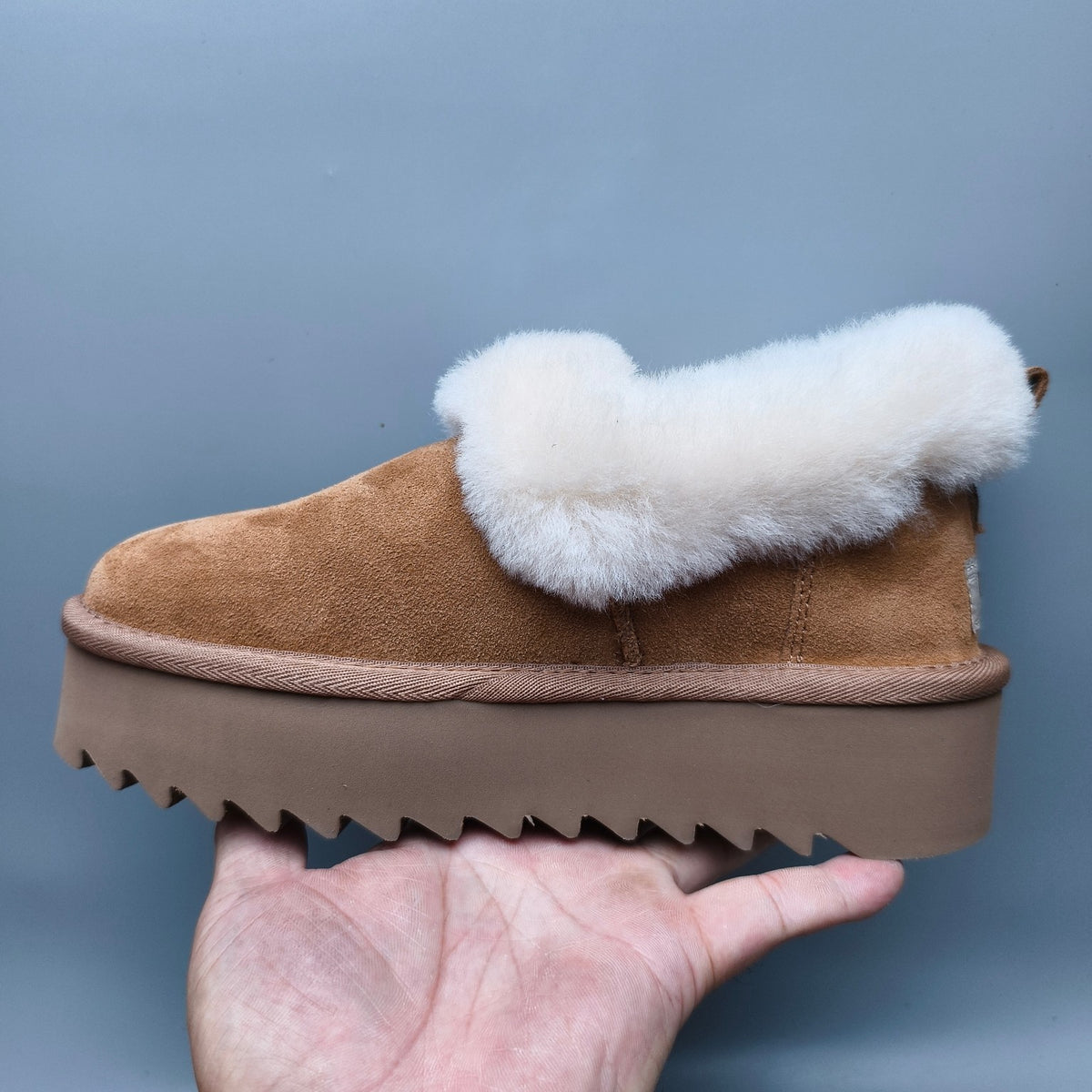 Chestnut Platform Casual Shoes - Style 6733