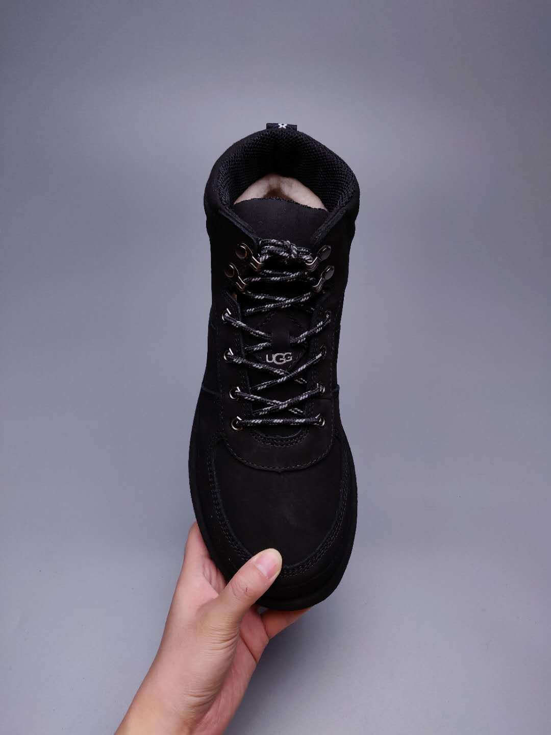 Men's Black Lace-Up Casual Shoes - Style 2991