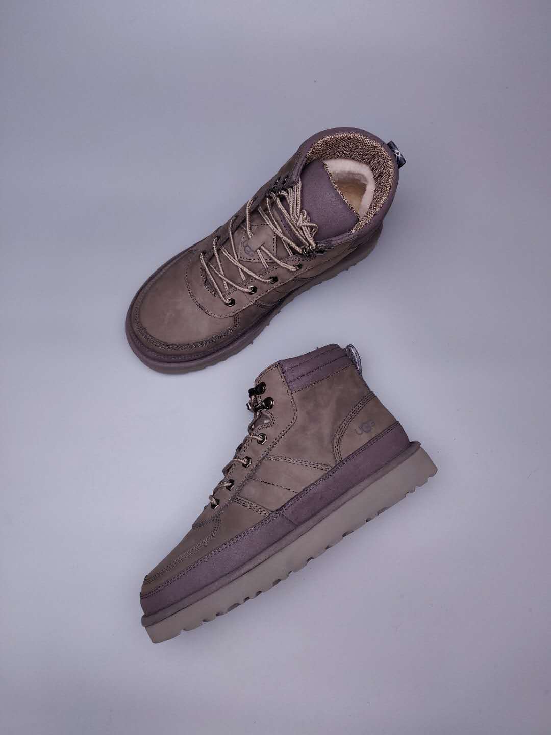Men's Gray Lace-Up Casual Shoes - Style 2991
