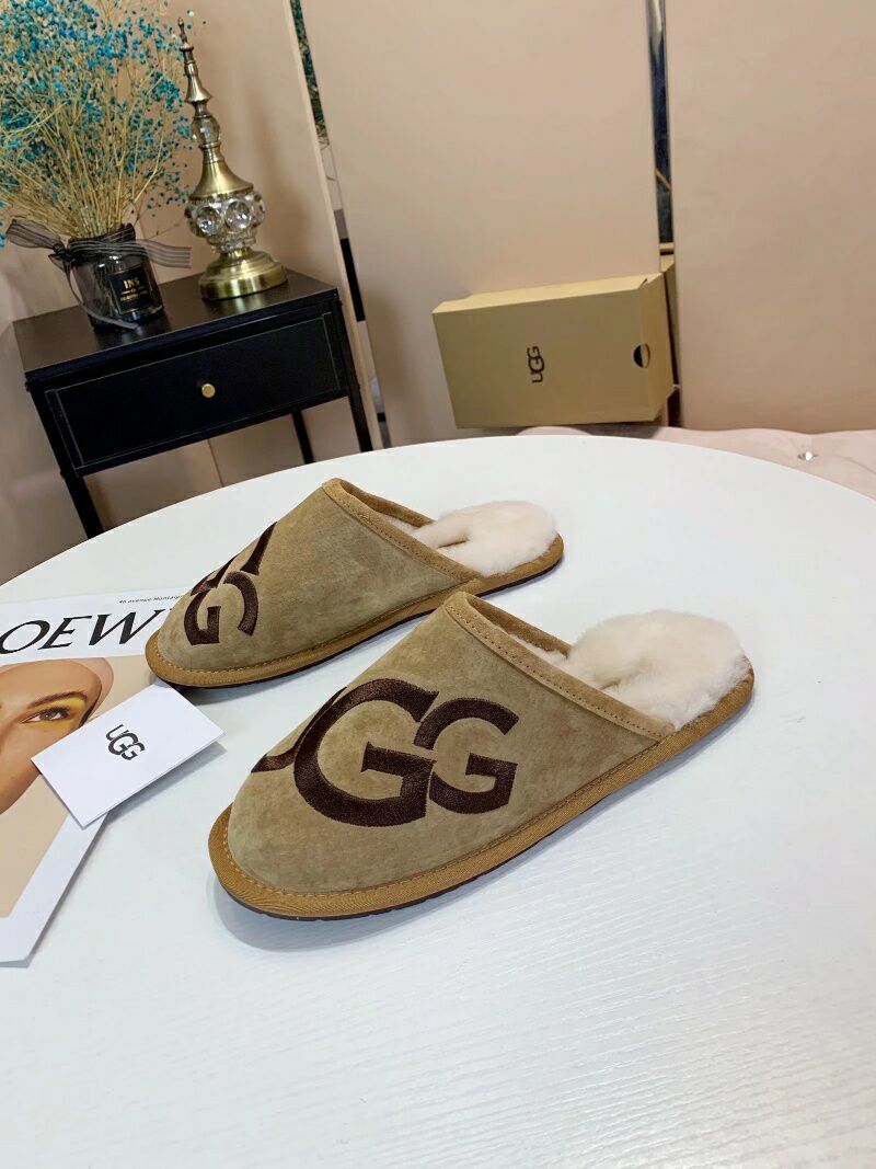 Chestnut Big G Indoor Slippers - Style 2593