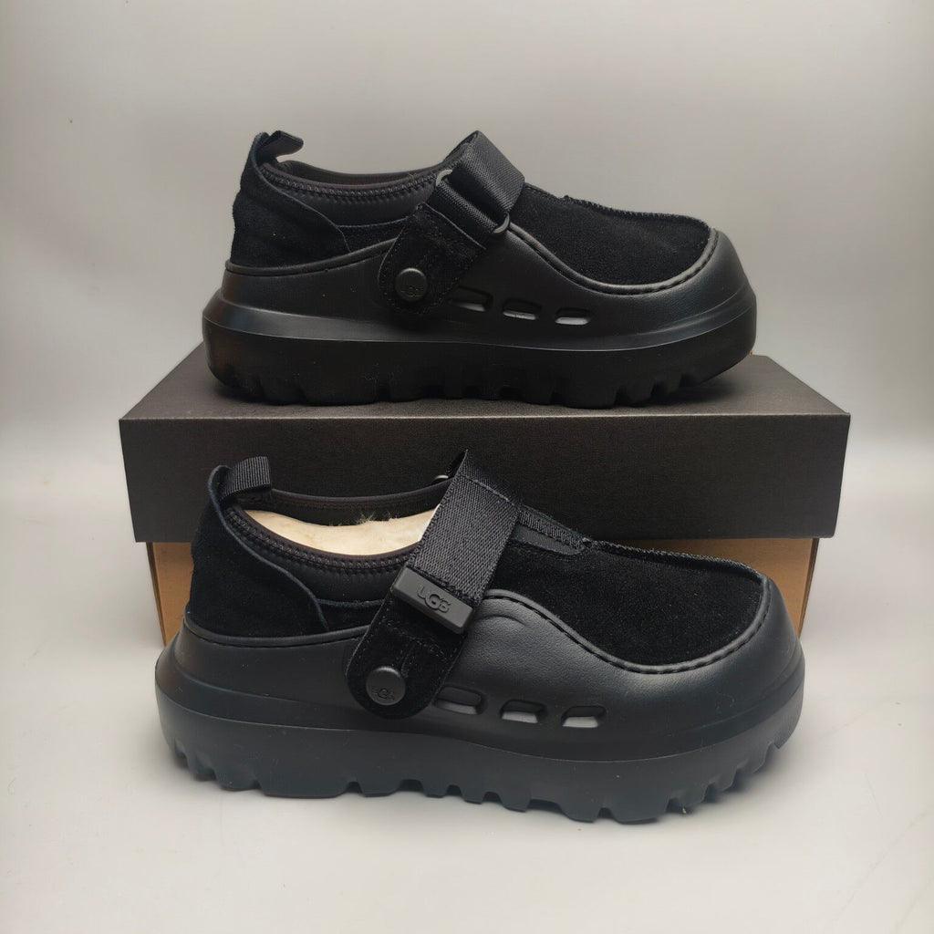 Black Unisex Slip-On Casual Shoes - Style 7550