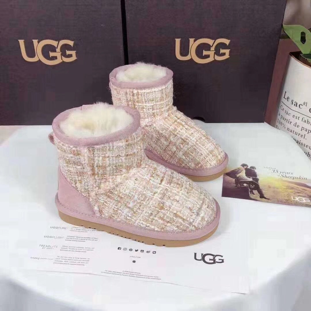 Kids' Chic Pink Snow Boots - Style 5854
