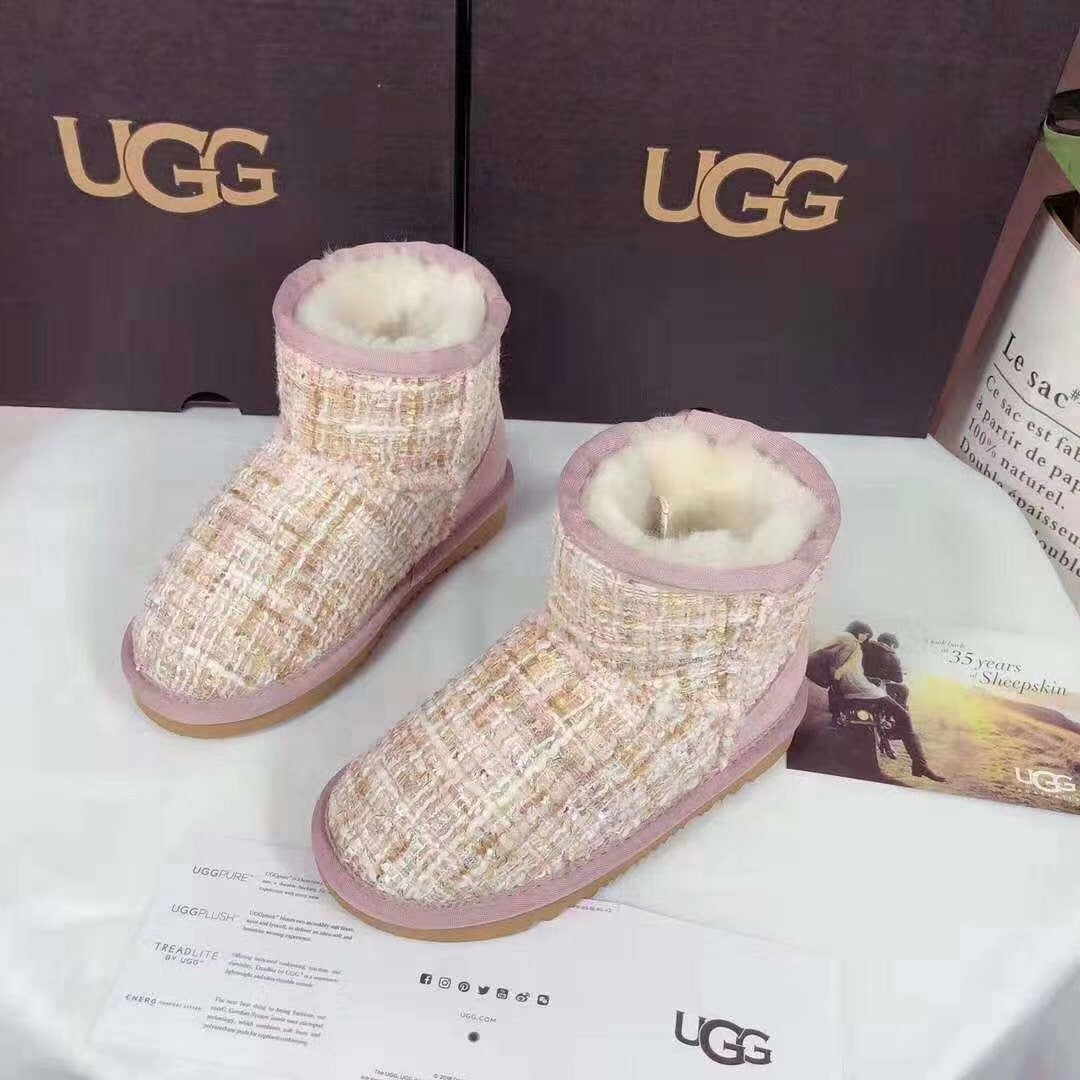 Kids' Chic Pink Snow Boots - Style 5854