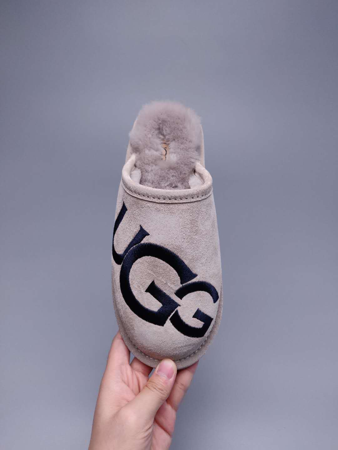 Gray Big G Indoor Slippers - Style 2593