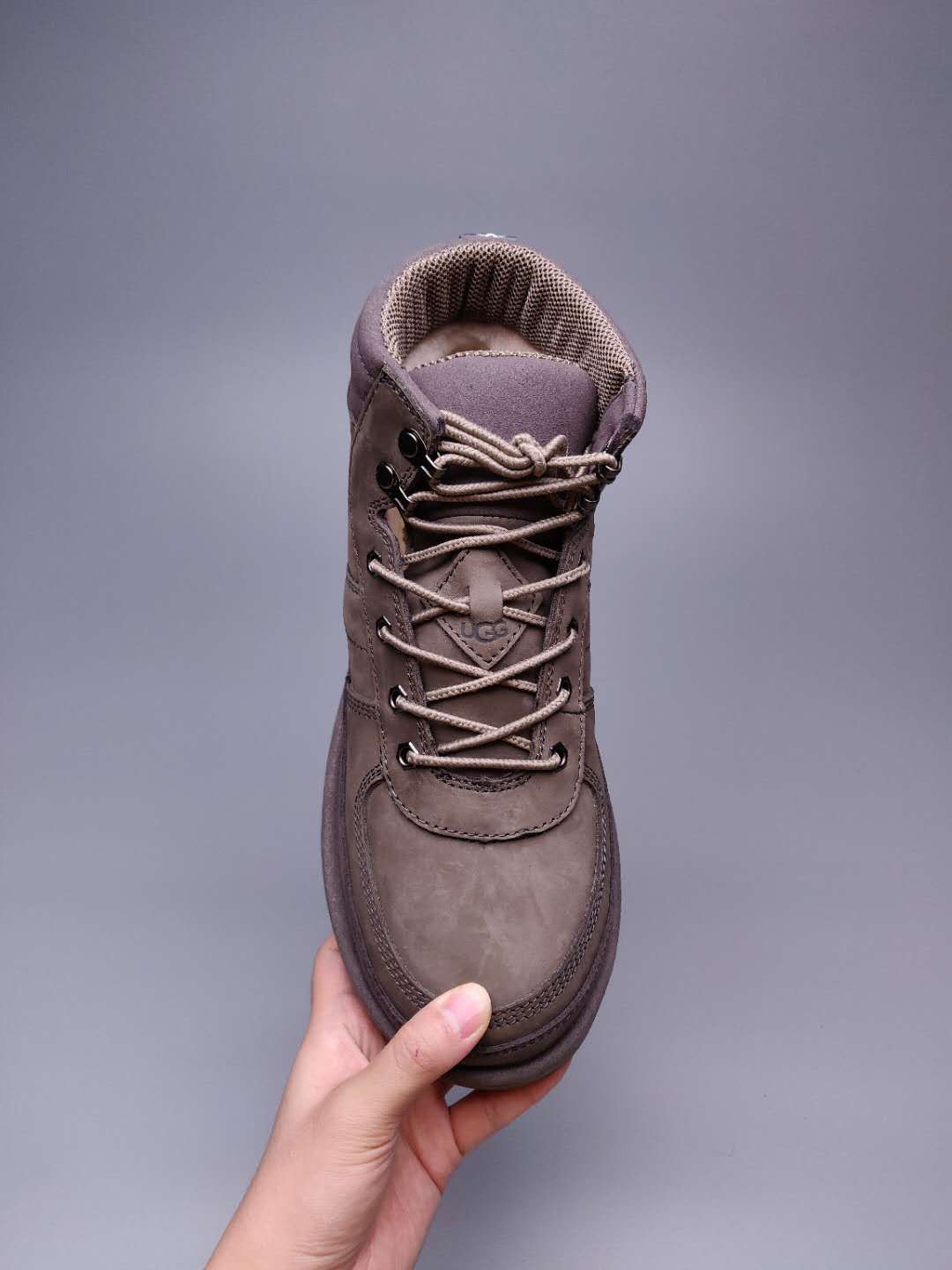 Men's Gray Lace-Up Casual Shoes - Style 2991
