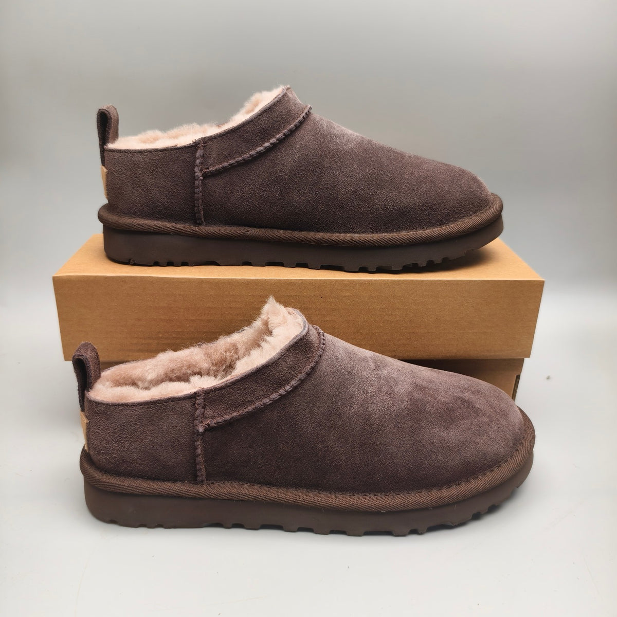 Women's Chocolate Classic Slip-On Shoes - Style 3891