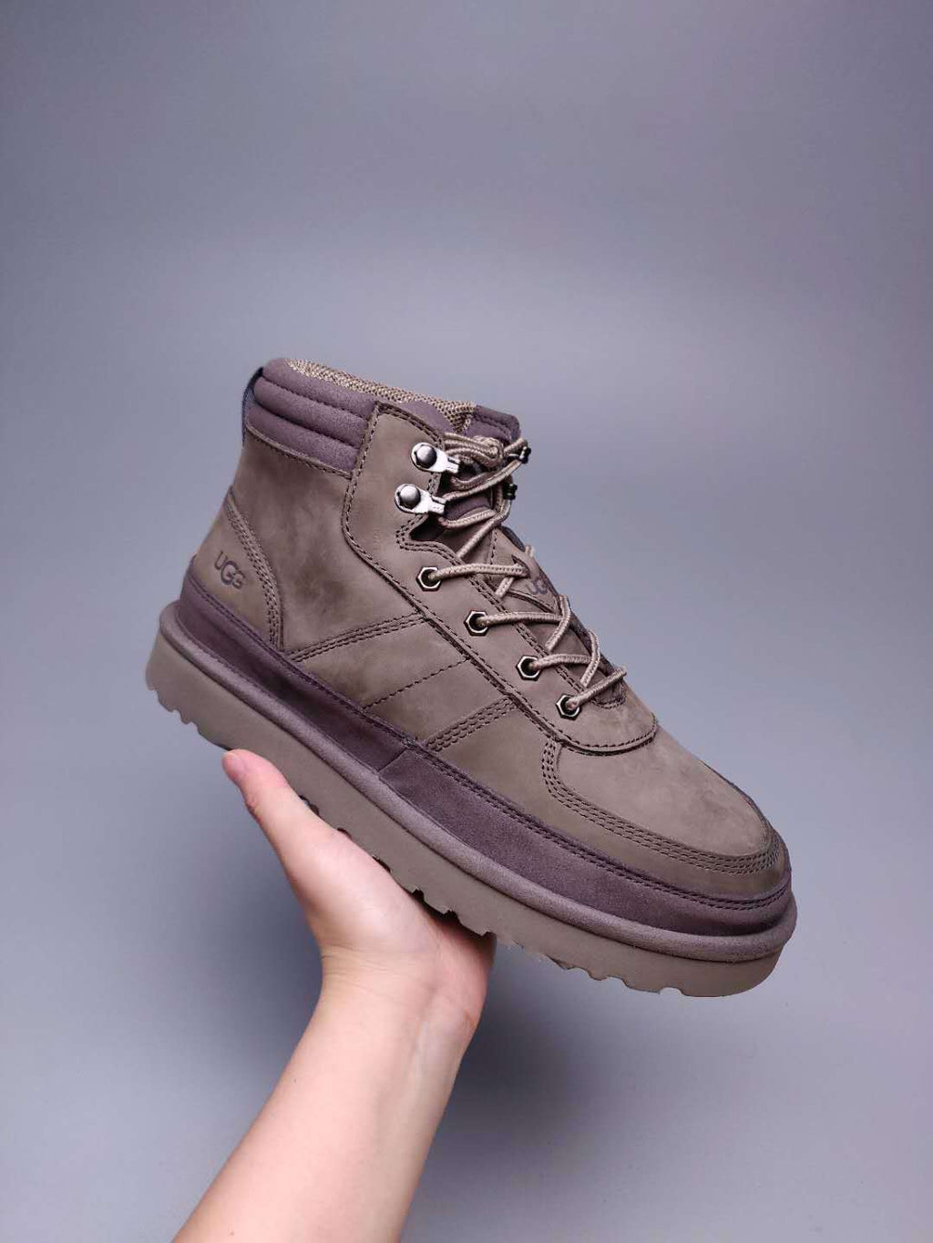 Men's Gray Lace-Up Casual Shoes - Style 2991