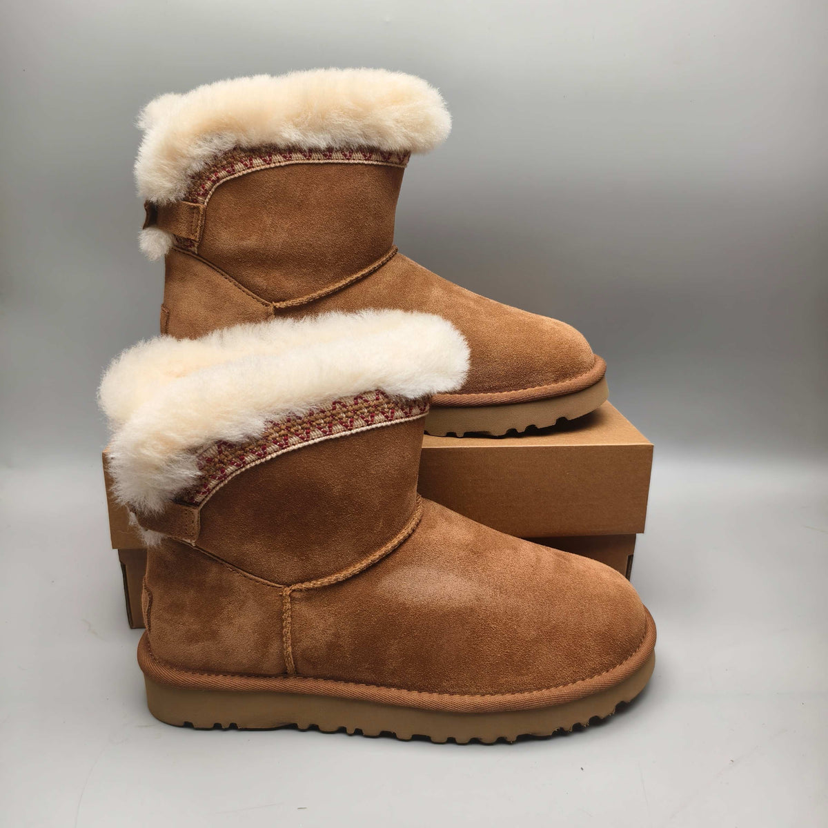 Chestnut Boho Back-Strap Casual Shoes - Style 4517