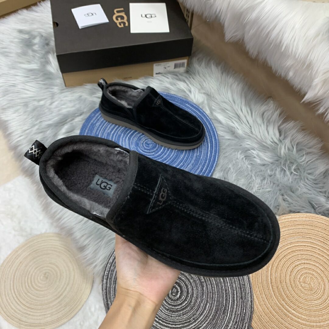 Men's Black Slip-On Low-Top Casual Shoes - Style 3455