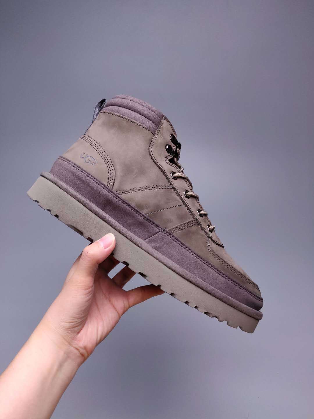 Men's Gray Lace-Up Casual Shoes - Style 2991