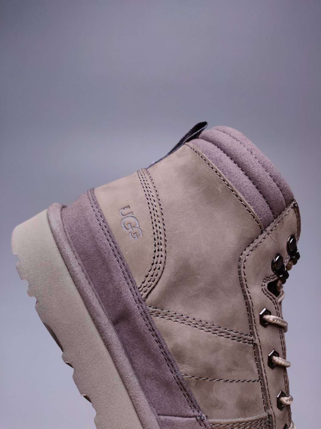 Men's Gray Lace-Up Casual Shoes - Style 2991