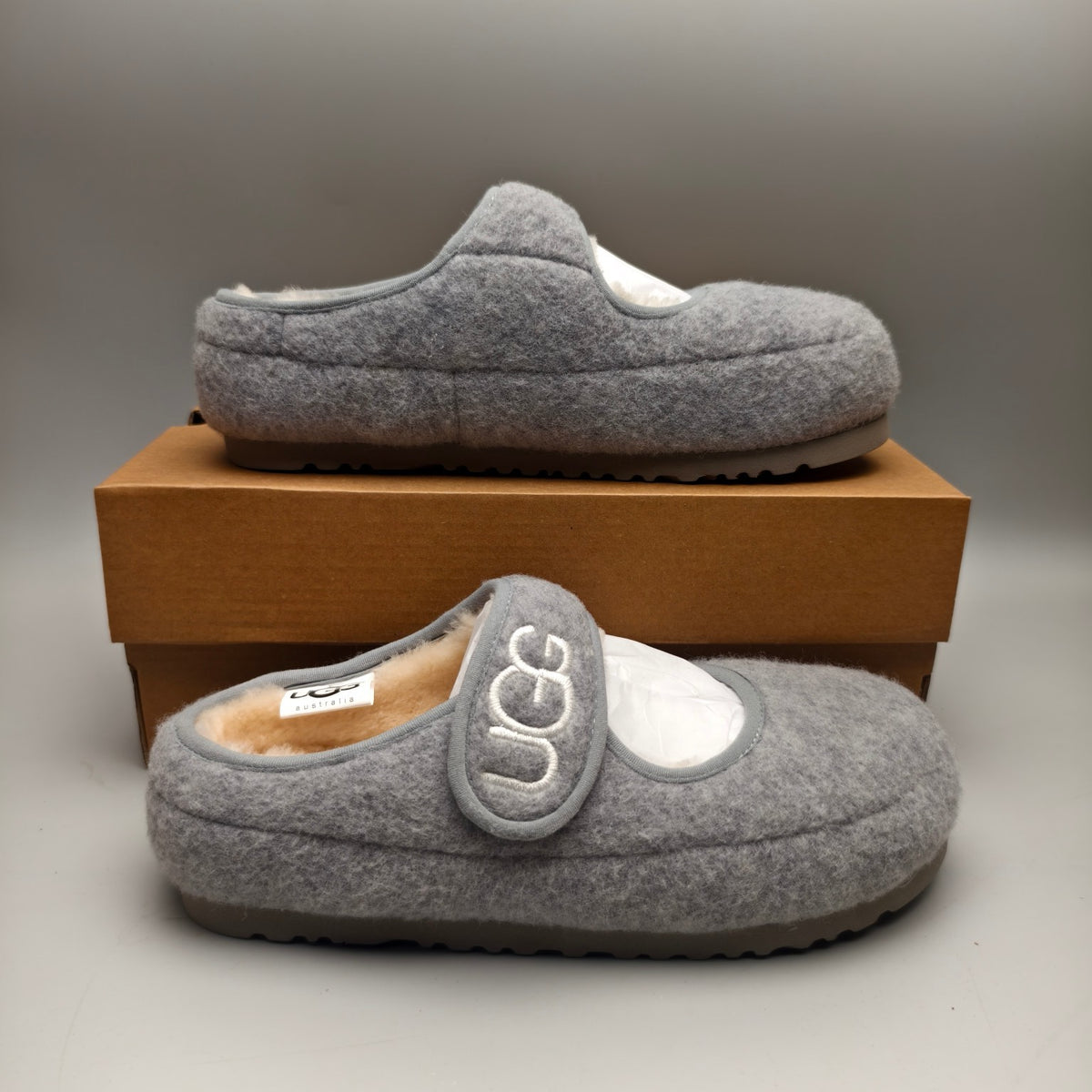 Gray Ultralight Mary Jane Casual Shoes - Style 5097
