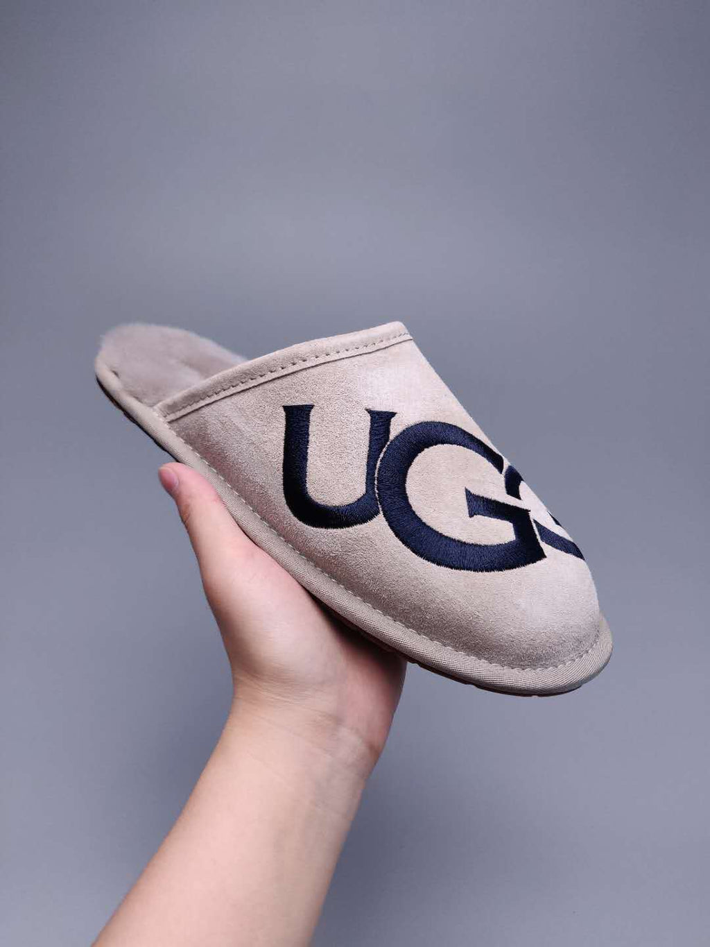 Gray Big G Indoor Slippers - Style 2593
