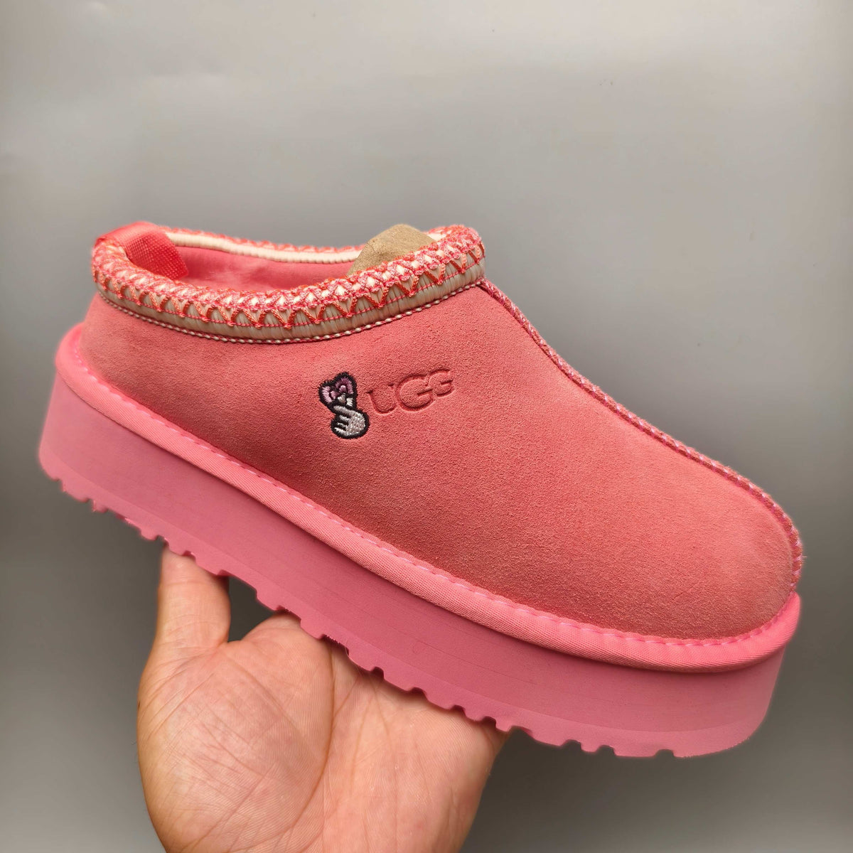 Fuchsia Boho-Inspired Platform Casual Shoes - Style 2553 / 2130