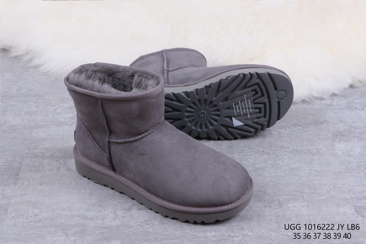Gray Classic Mini II Short Boots - Style 6222