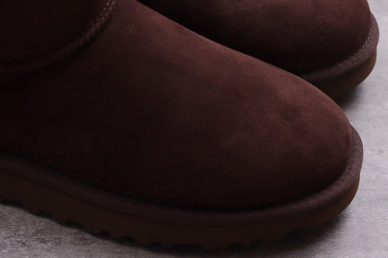 Coffee Brown W Mini Bailey Button II Boots - Style 6422
