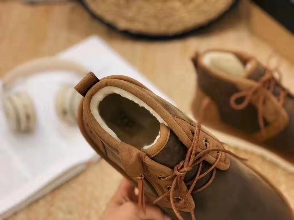 Chestnut Zip-Up Casual Shoes - Style 3883 Updated Edition