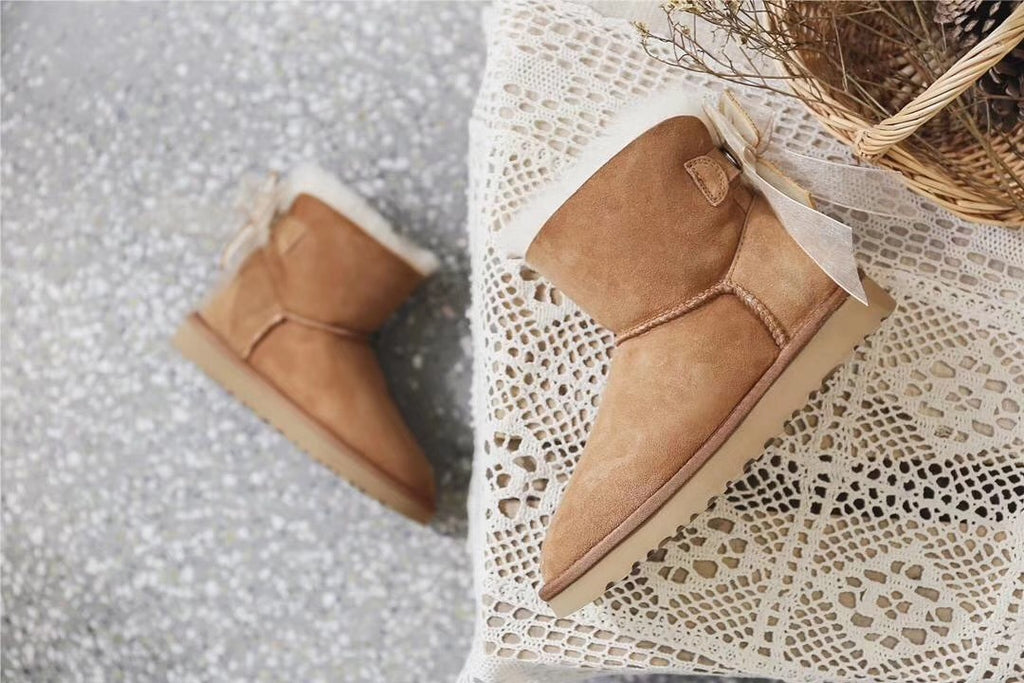 Chestnut Brown Three-Way Snow Boots - Style 6503