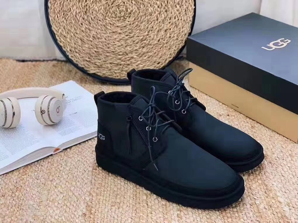 Black Zip-Up Casual Shoes - Style 3883 Updated Edition