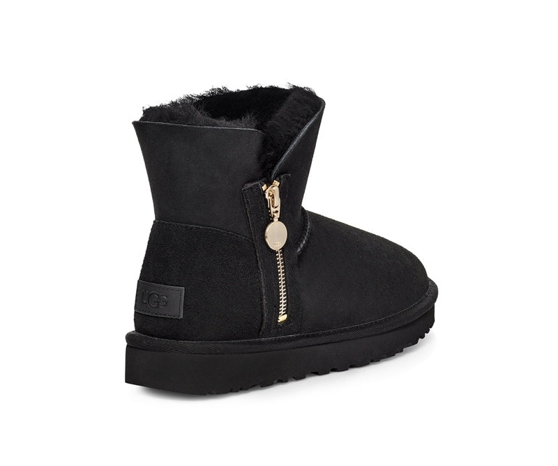 Black Side-Zip Ankle Boots - Style 2481