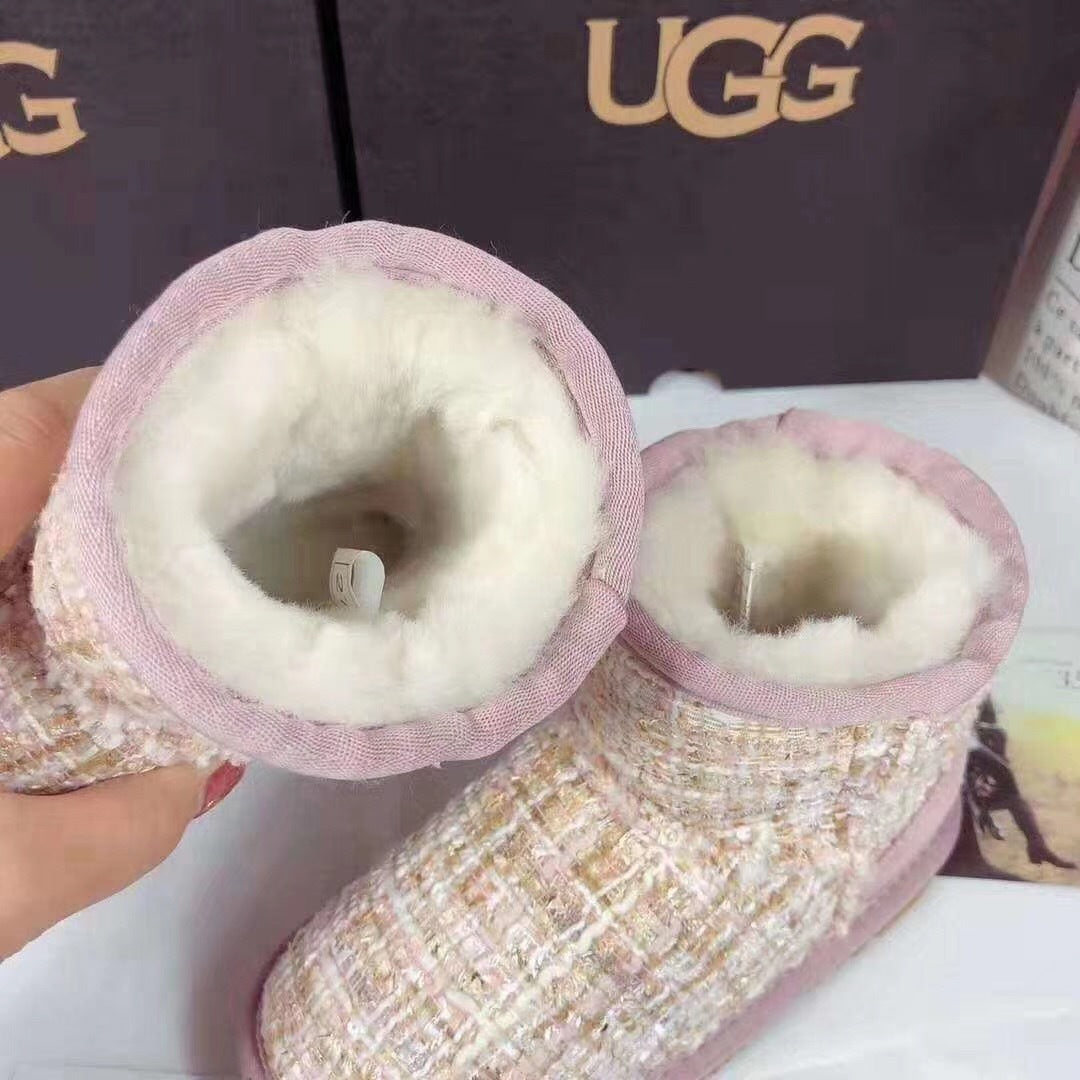 Kids' Chic Pink Snow Boots - Style 5854
