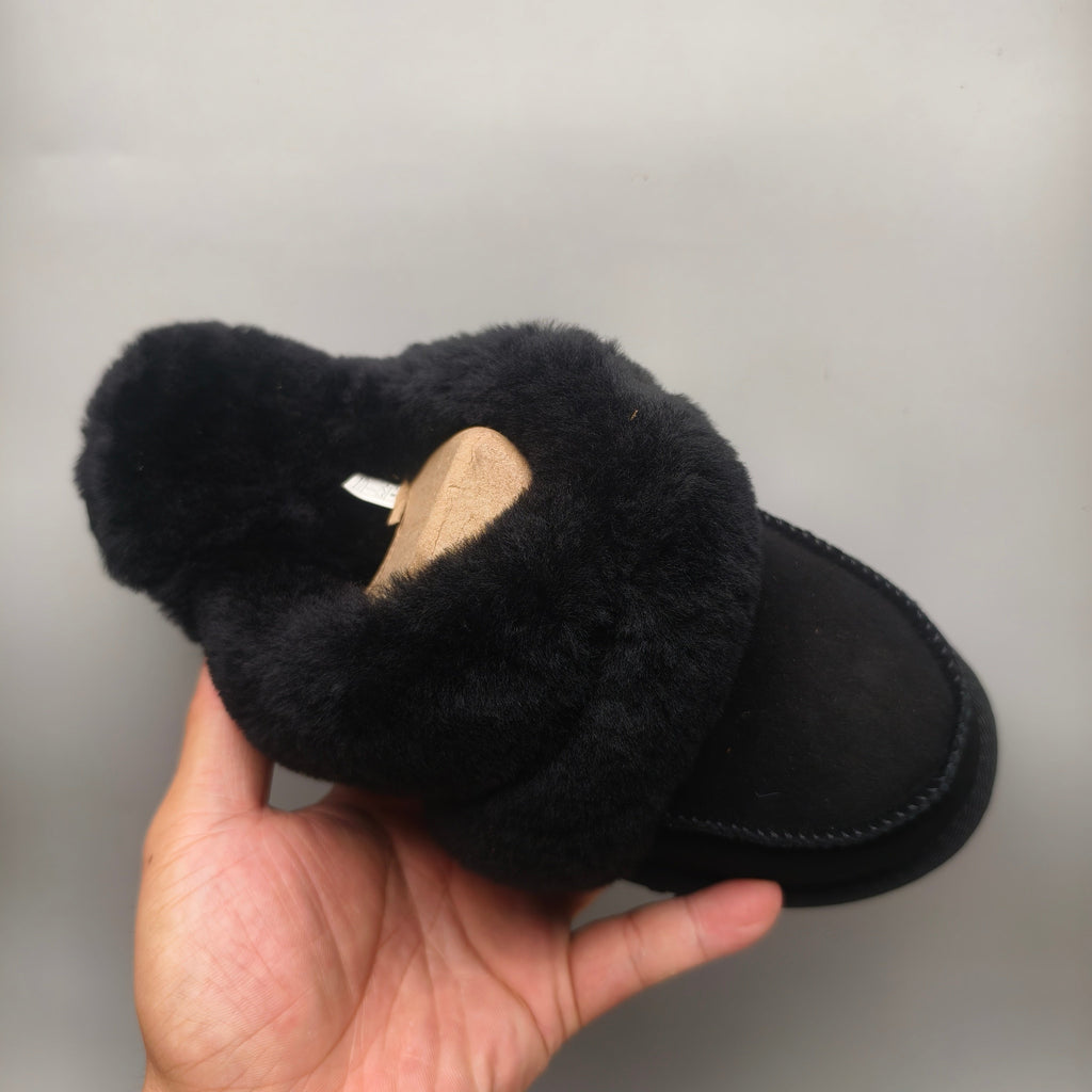 Black Casual House Slippers - Style 4571